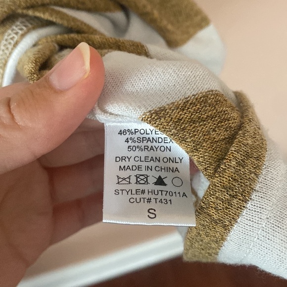 Pink Lily oversized striped top - Picture 4 of 4